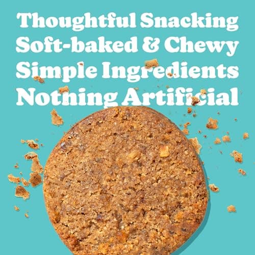 Love + Chew Mini Vegan Cookies, Gluten Free, 3-4g Plant Based Protein Per Cookie, Healthy Snacks for Adults and Kids, Individually Wrapped Cookies, Variety Pack, 16 Pack - Thumbnail 4