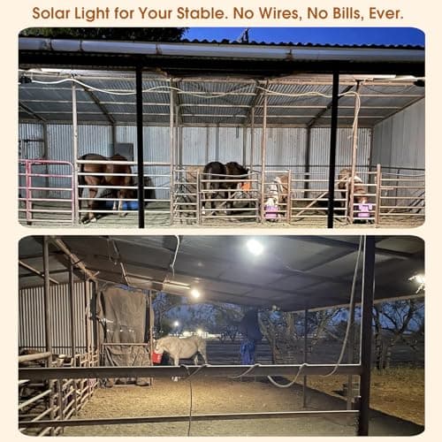 SunBonar Solar Shed Lights Indoor 2 Pack, 3200K/4000K/6000K Dimmable Daytime Available Pendant Lights Outdoor with ON Off Switch & Remote Solar Powered Hanging Chandelier Lights for Home Barn Garage - Thumbnail 2