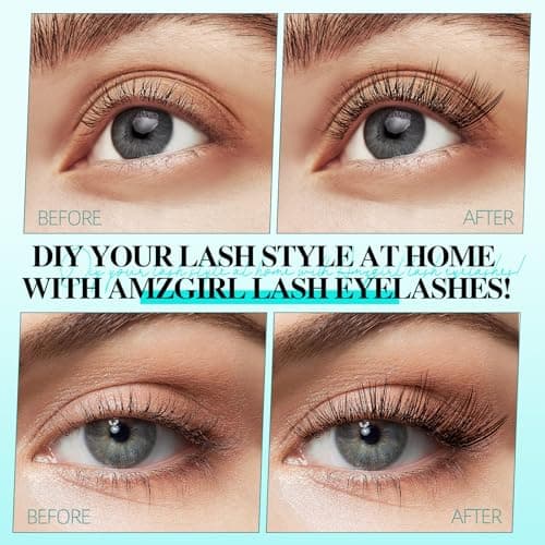Lash Clusters 144Pcs Eyelash Extension Midnight Lashes Extensions Natural Cluster Lashes for Individual Eyelashes Extension by AMZGlRL(D-Mix8-16mm) - Thumbnail 4