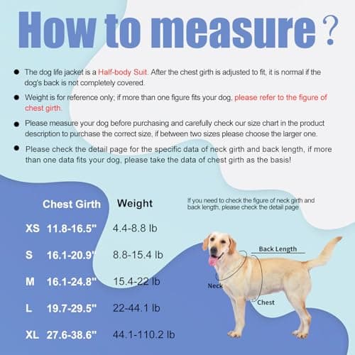 Doglay Dog Life Vest, Dog Life Jacket with Double Rescue Handles and Reflective Stripes, Adjustable High Visibility Swimming Safety Vest,Pet Life Preserver Lifesaver for Small Medium Large Dogs. - Thumbnail 2