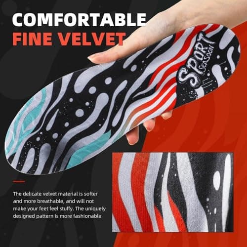 Premium Arch Support Shoe Insoles with U-Shaped Heel & 3cm TPU Support – Relief for Plantar Fasciitis, Flat Feet, Heel Pain Comfort Cushions Inserts Sneakers(Mens 6-6.5 | Womens 8-8.5 (9.84 Inch)) - Thumbnail 6