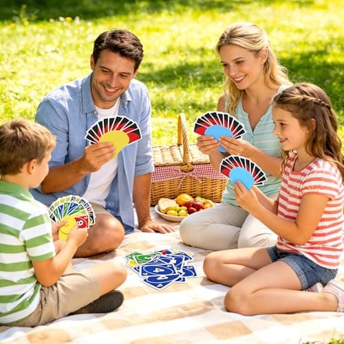 Tenyond Playing Card Holders for Little Hands Playing at Game Nights,Handheld Cards Game Accessory for Ages 3 and Up, for Poker and Cards Games, 4 Pack (2 Blue + 2 Yellow) - Thumbnail 5