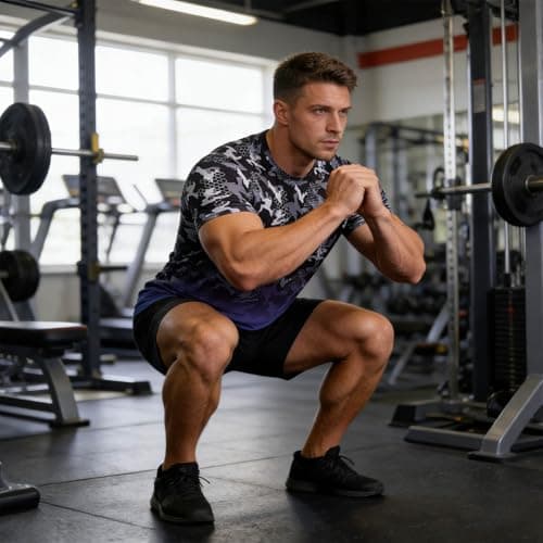 Cozople Tee Shirts for Men Athletic Running Dry Fit Gym Pickleball Shirts Moisture Wicking Short-Sleeve Camouflage Tee Tops for Sports Workout XL - Thumbnail 4