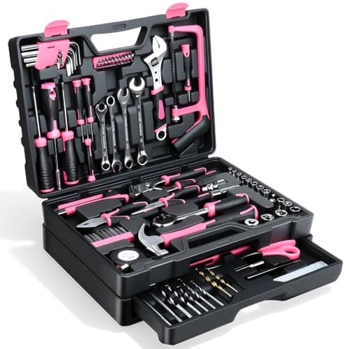 Tool Set- 412 Piece Home Repair/Auto Tool Kit, Storage Organizer with Drawers, Toolbox Storage Case for Women & Men, Perfect for Homeowner, Diyer, Handyman, DIY - Image 1