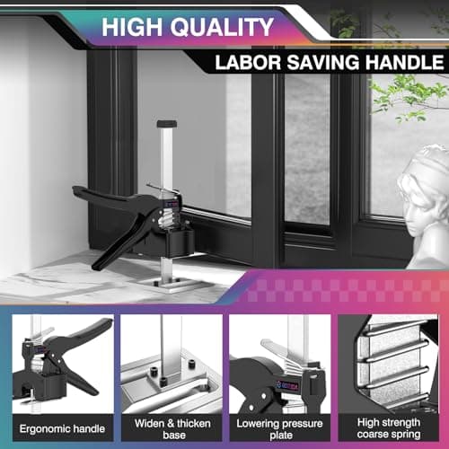 BOTUDA 2026 New Labor Saving Arm Jack Handle (2Pack) 12 in Lifting Jack Tool, Multifunctional Furniture, Cabinets Door Panel and Windows Lifting, Raised by 6.7 inches, Bearing 360LBS - Thumbnail 6