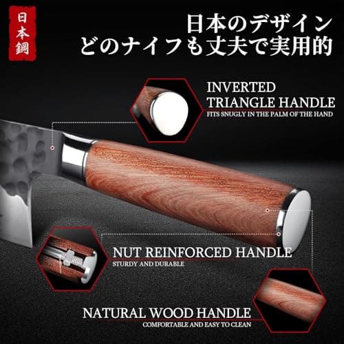 Huusk Brisket Slicing Knife 12", Hand-forged Carving Knife for Meat Cutting, High Carbon Steel Brisket Trimming Knives, Japanese Meat Slicing Knives for Turkey BBQ, Gifts Idea for Men & Women - Thumbnail 4
