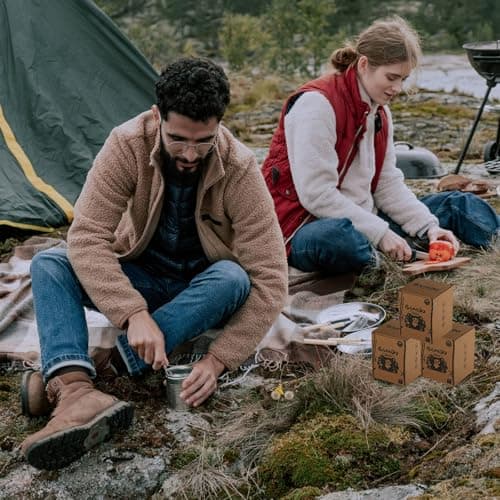 Compressed Towel Tablets, Bamboo Camping Toilet Paper Tablets, Disposable Coin Tissues, Perfect for Travel, Hiking, Backpacking - 100 Pack - Thumbnail 6