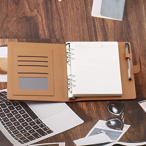 LBWCER Boss Appreciation Gift Mentor Notebook Great Leaders Notebook Leader Supervisor PM Mentor Retirement Gift Coworker Farewell Leather Journal Notebooks (Great S) - Thumbnail 3