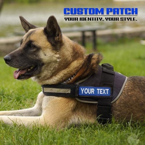2PCS Personalized Embroidered Name Patches, Custom Text/Number Tape with Hook Loop,Iron on,Sew On Custom Removable Military Tactical Patches for Uniform Backpacks Vest Hat (Multiple Colors) - Thumbnail 3