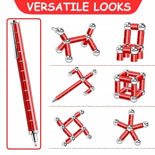 Fidget Pen Office Desk Accessories - Birthday Gifts for Men Women Teen College Guys Him Her, White Elephant Gift for Adults, Anxiety Relief Items Toys for Office Worker Teacher Cool Stuff Gadgets - Thumbnail 4