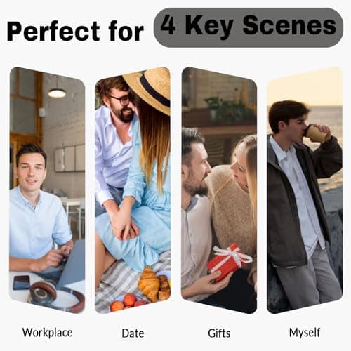 AOzT 4pcs Cross Necklace for Men - Mens Necklace Layered Stainless Steel Cross Necklace for Men Pendant Chain Silver Cross Necklaces for Men Jewelry 18-24 Inches Black - Thumbnail 6