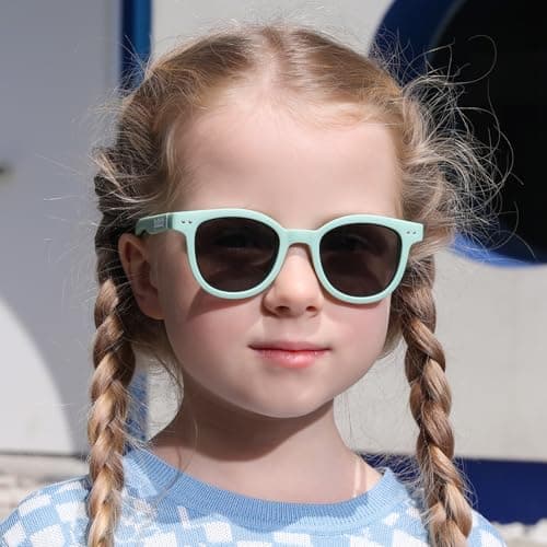EYEBUDDY Kids Toddler Sunglasses Age 2-4/3-5 Boys Girls Polarized UV Protection Sun Glasses for Age 2-8 - Thumbnail 2