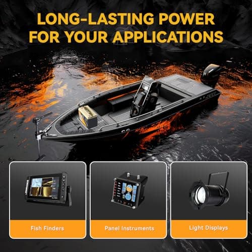 Power Queen 12.8V 100Ah Low-Temp LiFePO4 Battery with 24V30A MPPT Charger, Built-in 100A BMS, Grade A Battery Cell, Up to 15000+ Cycles, Perfect for Trolling Motor, Marine, RV - Thumbnail 6