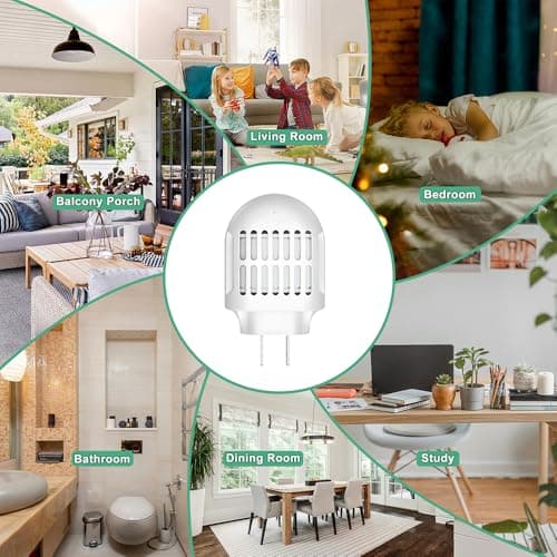 Simashts Mosquito Repeller, Electronic Mosquito Repellent Plug in Indoor Use, No Candles or Flames,DEET-Free, for Home, Bedroom, Office, Kitchen (White) - Thumbnail 5