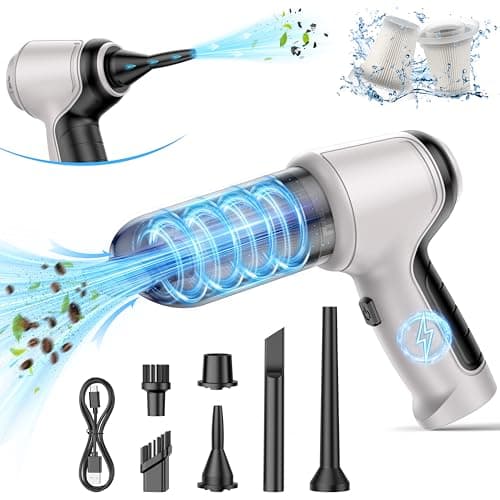 IHE Car Vacuum Cleaner, 15000Pa Handheld Cordless Rechargeable Wet & Dry Vacuum, 120W High Power for Car, Pet, Home, Office Cleaning, Washable HEPA Filter, Multi-Nozzles