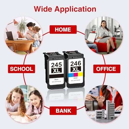 Starink 246XL 245XL Ink Cartridge Replacement for Canon Ink 245 and 246 PG-245XL CL-246XL Compatible with Canon 245XL 246XL Combo Pack for Pixma MX490 MX492 MG2522 TR4522 TR4520 TS3122 TS3322 Printers - Thumbnail 6