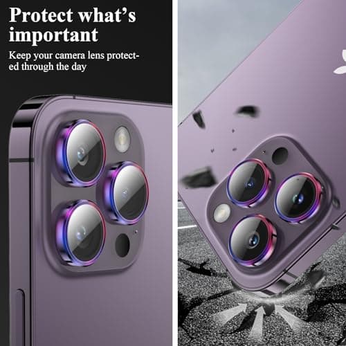YWXTW Screen Protector (6.7 inch) for iPhone 14 Pro Max, 9H Tempered Glass, Scratch Resistant, Waterproof, Glossy, 1 Set - Thumbnail 4