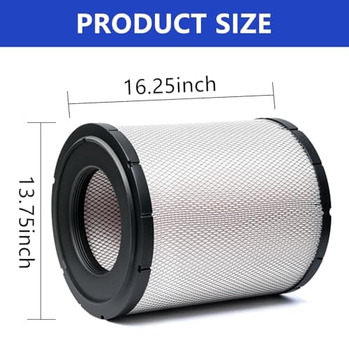 AUIVERED P527682 Engine Air Filter - Compatible with Freightliner Columbia, Century Class, Argosy, Condor, Coronado Replaces AF25139M AF4908, P185069, LAF1849, RS3518, AF2120, 46556 - Thumbnail 5