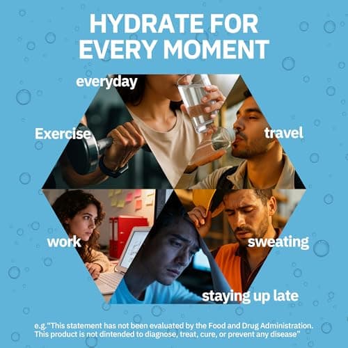 Syloni Electrolytes Powder Packets, White Peach(0.36 oz*20 Sticks), Sugar Free Hydration Packets Electrolyte Drink Mix with 7 Vitamins and Electrolytes, Keto Friendly, Vegan, Gluten Free - Thumbnail 4