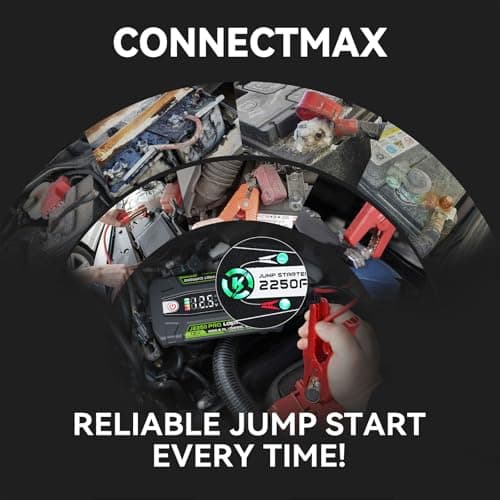 LOKITHOR J2250 PRO Jump Starter with ConnectMax, 2250A LiFePO4 Car Starter Battery for 8.0L Gas and 6.0L Diesel Engines, Jump Pack with 60W Two-Way Fast Charging, Super-Safe and 2000 Cycle Life - Thumbnail 6