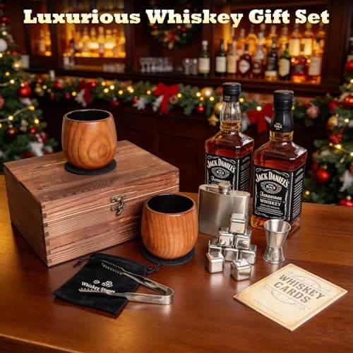 Nisuez Wooden Whiskey Glass,Charred Wooden Whiskey Drinking Glass Set of 2,10oz Handcrafted Premium Retro Cup for Men,Husband,Dad,Whiskey Lovers for Birthday & Father's Day. - Thumbnail 5
