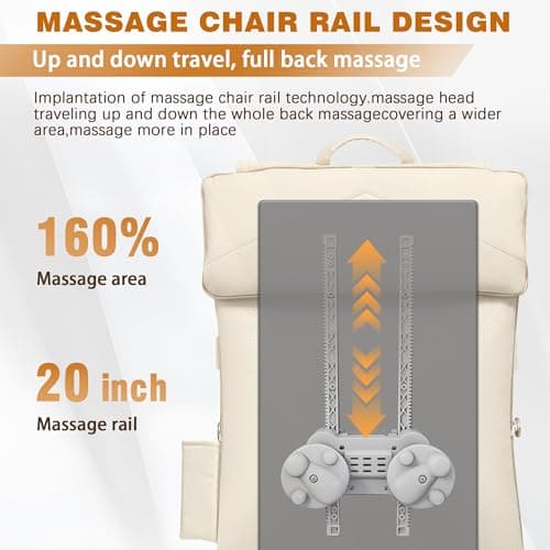 Joyset Shiatsu Neck and Back Massager for Chair,Rolling Up and Down Back Massager with Heat,4D Kneading for Pain Relief Deep Tissue,Portable Spot Massage Chair Pad Gifts for Dad,Mom,Friend - Thumbnail 2