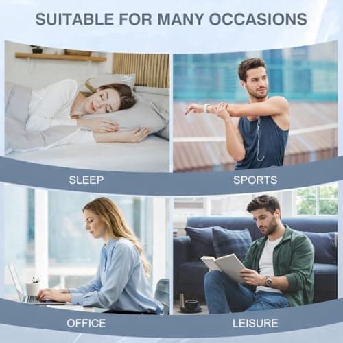 Bunion Corrector for Women & Men - Professional Big Toe Separators for Day & Night Use - Soft Gel Bunion Splint Pads for Hallux Valgus Relief, Hammer Toe Straightener - Comfortable, Breathable & Anti-Slip (Beige, 1 Pair) - Thumbnail 6