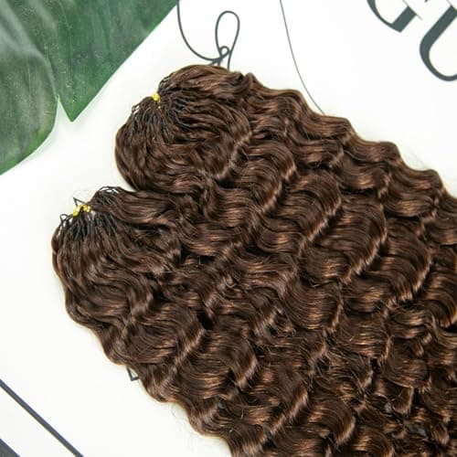 YWIGS Miracle Knots Hair Human Crochet Hair #4 Water Wave 20" 100 Strands - Thumbnail 5