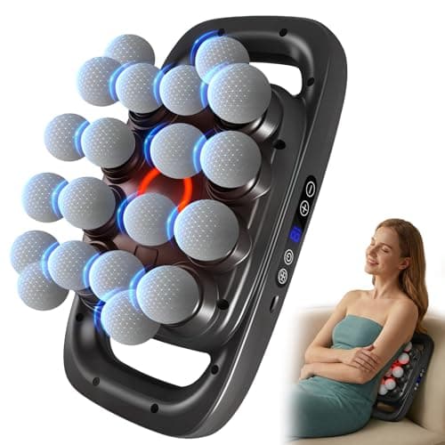 Mekanic 20 Head Massage Gun Deep Tissue, Powerful Multi Head Back Massager for Pain Relief with 3 Modes & 30 Intensities, Quiet Electric Percussion Muscle Massager for Shoulders, Legs,and Waist - Image 1