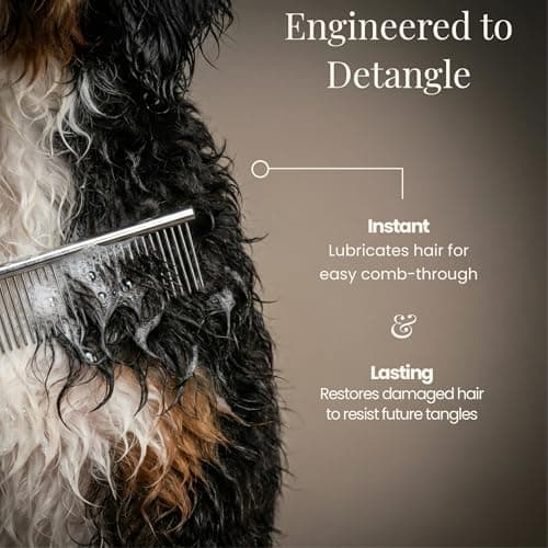 Premium Doodle Shampoo and Conditioner – Detangling Dog Shampoo for Doodles, Goldendoodles, Bernedoodles, and Labradoodles – Adult & Puppy Shampoo, Lavender, 16oz - Thumbnail 3