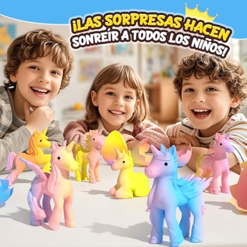 Coodoo Unicorn Hatching Rainbow Eggs for Kids - 6 Pack Unicorn Toys Craft Kits for Boys & Girls, Birthday Easter Basket Stuffers Crafts Gift for Kids 3+ Year Old - Girl Gifts for Ages 3 4 5 6 7 8 - Thumbnail 6