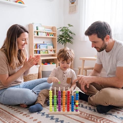 GOTHINK Color Stack Challenge for Kids & Adults – A Fast-Paced Color Matching Ring Stacking Puzzle Game for Fun Parties and Family Game Night. Includes Stack Racks, 60 Rings - Thumbnail 3