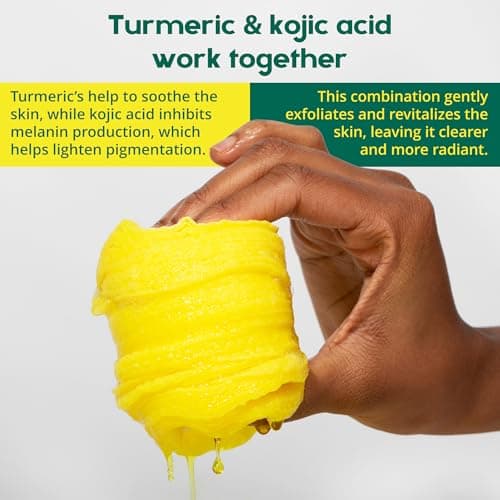 Kojic Acid and Turmeric Cleansing Pads - 100 Pads | Enriched with Ginger Root Oil & Amino Acids | for Face & Body - 100pcs - Thumbnail 6