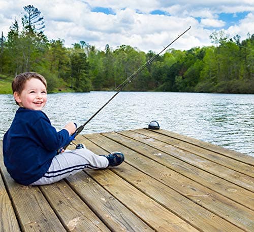 Urban Deco Kids Fishing Pole, Portable Telescopic Rod and Reel Combos Kids Fishing Rod Kit with Tackle Box for Boys,Girls,Youth,Beginner, Starter - Blue - Thumbnail 6