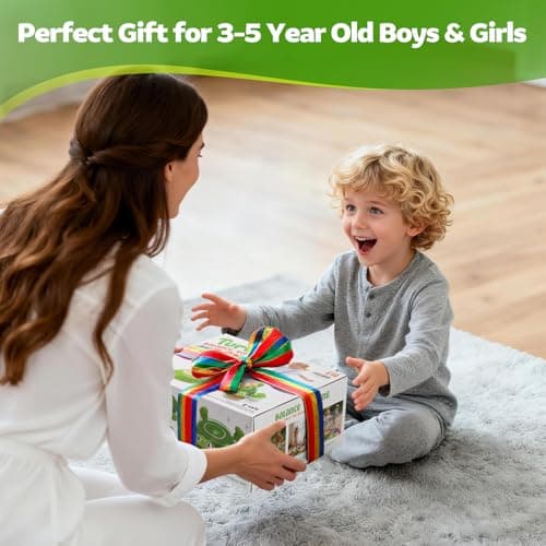 Stepping Stones for Kids & Toddlers 3-5, 6Pcs Non-Slip Sensory Toys & Obstacle Course for Indoor Outdoor Play, Develops Motor Skills, Balance & Coordination, Ideal Christmas & Birthday Gifts - Thumbnail 2