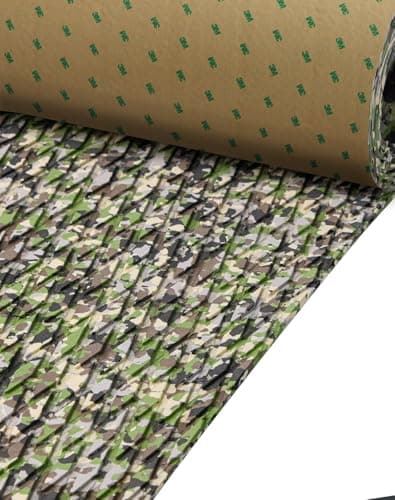 Hjdeck Eva Foam Boat Decking 94.5"x23.6" Small Diamond, DIY Cuttable Non-Slip Marine Floor Mat with 3M Self-Adhesive Backing for Pontoon Jon Boat Bass Boat Jet Ski Golf Cart SUP Paddle Board - Image 1