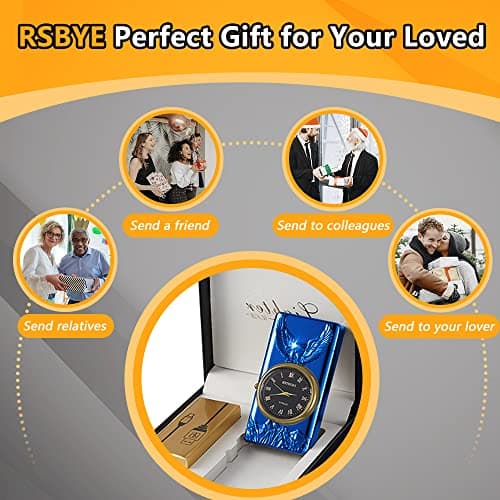 RSBYE Watch Electric Dual Arc Plasma Lighter, USB Rechargeable With Battery Display, Clock & Flashlight - Unique Gift for Men and Women (Eagle Blue) - Thumbnail 2