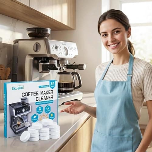 Coffee Machine Cleaner & Descaler Tablets – 24 Count Coffee Maker Cleaning Tablets for Espresso & Drip Machines, Compatible with Keurig, Nespresso, Breville & More - Thumbnail 5