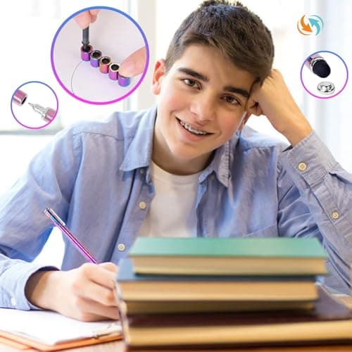 Fidget Gel Pen Gift for Teens, Creative Office Desk Accessory for Men and Women - Thumbnail 3