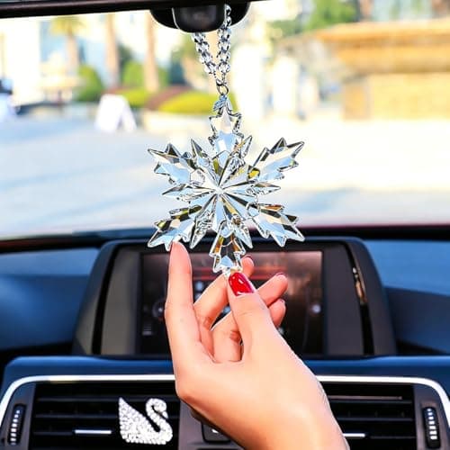 Crystal Christmas Ornaments 2026, Glass Snowflake Christmas Tree Ornaments - Thumbnail 4