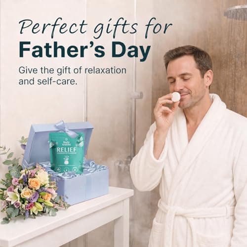 Body Restore Shower Steamers Aromatherapy 15 Pack – Fathers Day Gift for Dad, Birthday Gifts for Women & Men, Spa Stress Relief & Relaxation Self Care Gifts – Premium Eucalyptus Essential Oil Tablets - Thumbnail 2