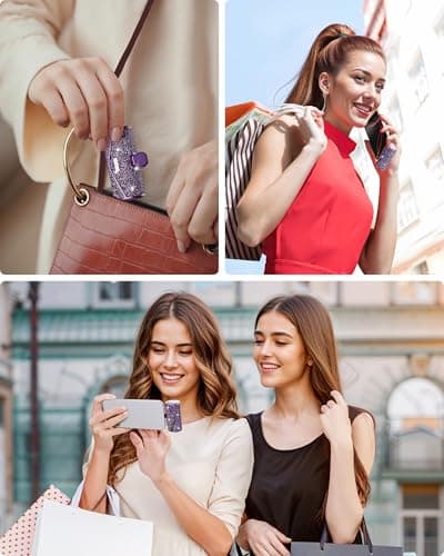 iWALK Upgraded Sparkly Portable Charger 22.5W, 5000mAh Power Bank for iPhone 17/16/15 Series, Mini Battery Pack with Built-in USB-C Connector Compatible with Samsung S25/24, iPad Pro/Air, AirPods - Thumbnail 6