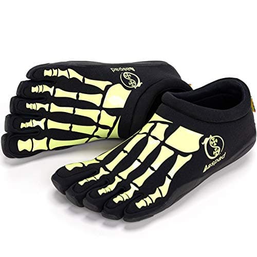 Aaspad Men's Fitness & Cross-Training Toe Sneakers, 9.5 Multi
