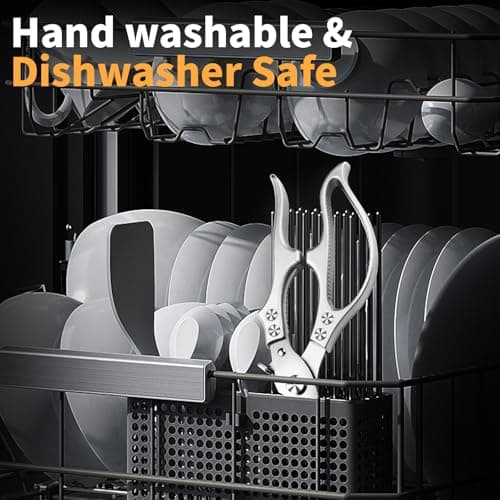 Poultry Shears, Kitchen Scissors for Food, All Purpose Heavy Duty for Chicken Wing/Thigh/Bone, Meat, Quail, Fish, Turkey, Vegetables, Stainless Steel Cooking Aid Scissors, Dishwasher Safe - Thumbnail 6