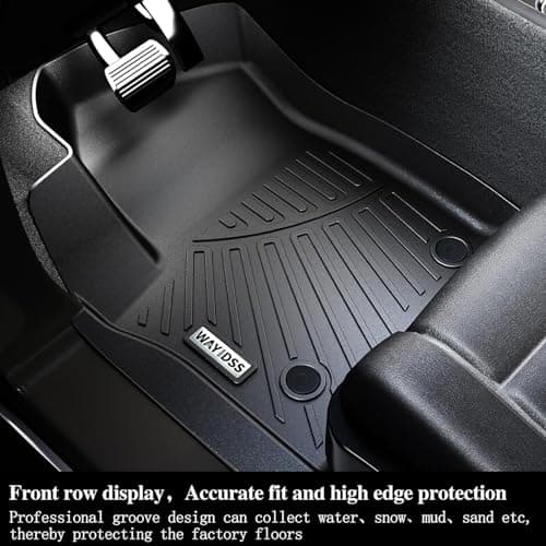 Floor Mats for 2015-2018 2019 Ford Explorer Accessories 5PCS, Cargo Mat Custom TPE All Weather Protection Full Coverage Trunk Liner & Floor Liner car Accessories - Thumbnail 6