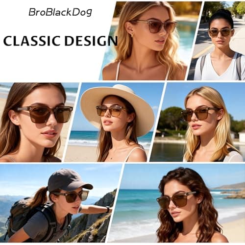 Photochromic Sunglasses Synchronized Color-Changing Frames and Lenses Brown - Thumbnail 2