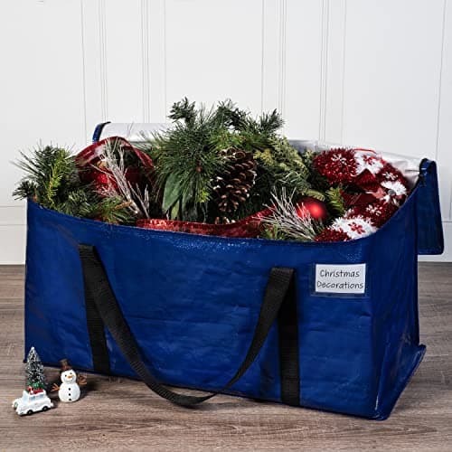 ClearSpace Heavy Duty Moving Bags or Storage Bag – Large Moving Boxes with Backpack Straps, Zippers & Handles – Perfect for Moving, College Dorm, Traveling, Camping, Christmas Decorations, 8 Pack - Thumbnail 5