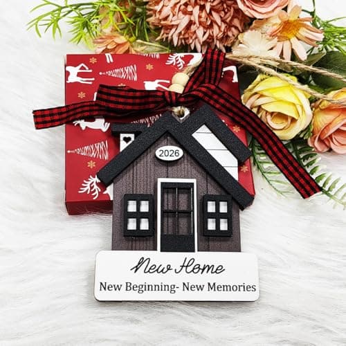 House Warming Gifts New Home, Housewarming Gifts for Women, Couple, Homeowners, New House Gift Ideas - New Home Ornament 2026, First Christmas House Ornament - Thumbnail 3