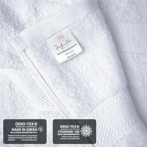Infinitee Xclusives Jumbo Bath Sheets Towels for Adults – 600 GSM (35X70 Inches)– 100% Ring Spun Cotton, Soft and Absorbent Large Bath Towels for Bathroom - Thumbnail 5