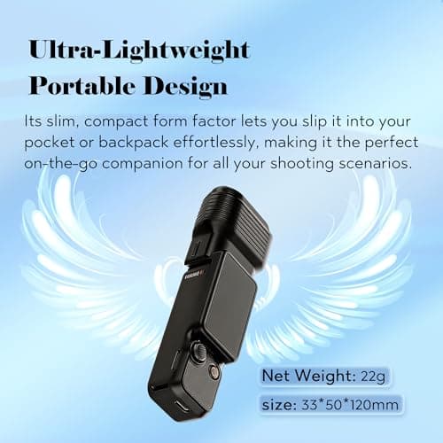 InstaDji Gimbal Screen Protective Cover for DJI Osmo Pocket 3 Accessories, Lens Cap Hard Case for Xtra Muse Accessories with Lanyard Hole,Semi Transparent Design, Quick Open/Close - Thumbnail 5